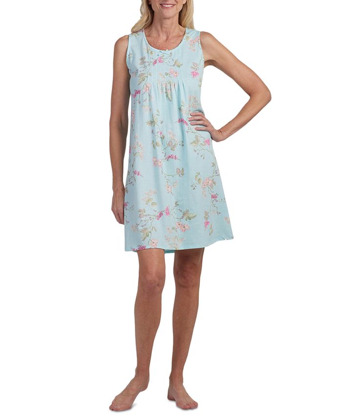 Ladies cotton 2025 sleeveless nightdresses
