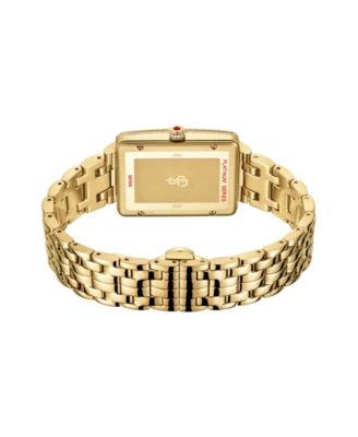 Women's Mink Platinum Series 18k Gold-plated Stainless Steel Watch, 28mm