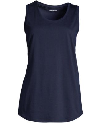 Petite Supima Cotton Tunic Tank Top