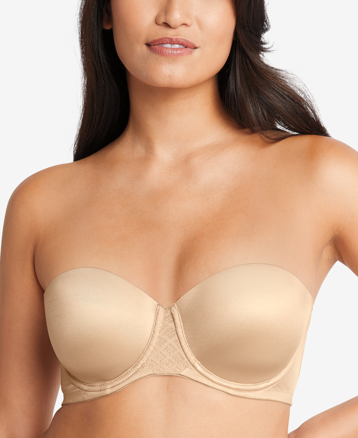 One Smooth U Stay in Place Strapless Underwire BraDF6599 - Taupe