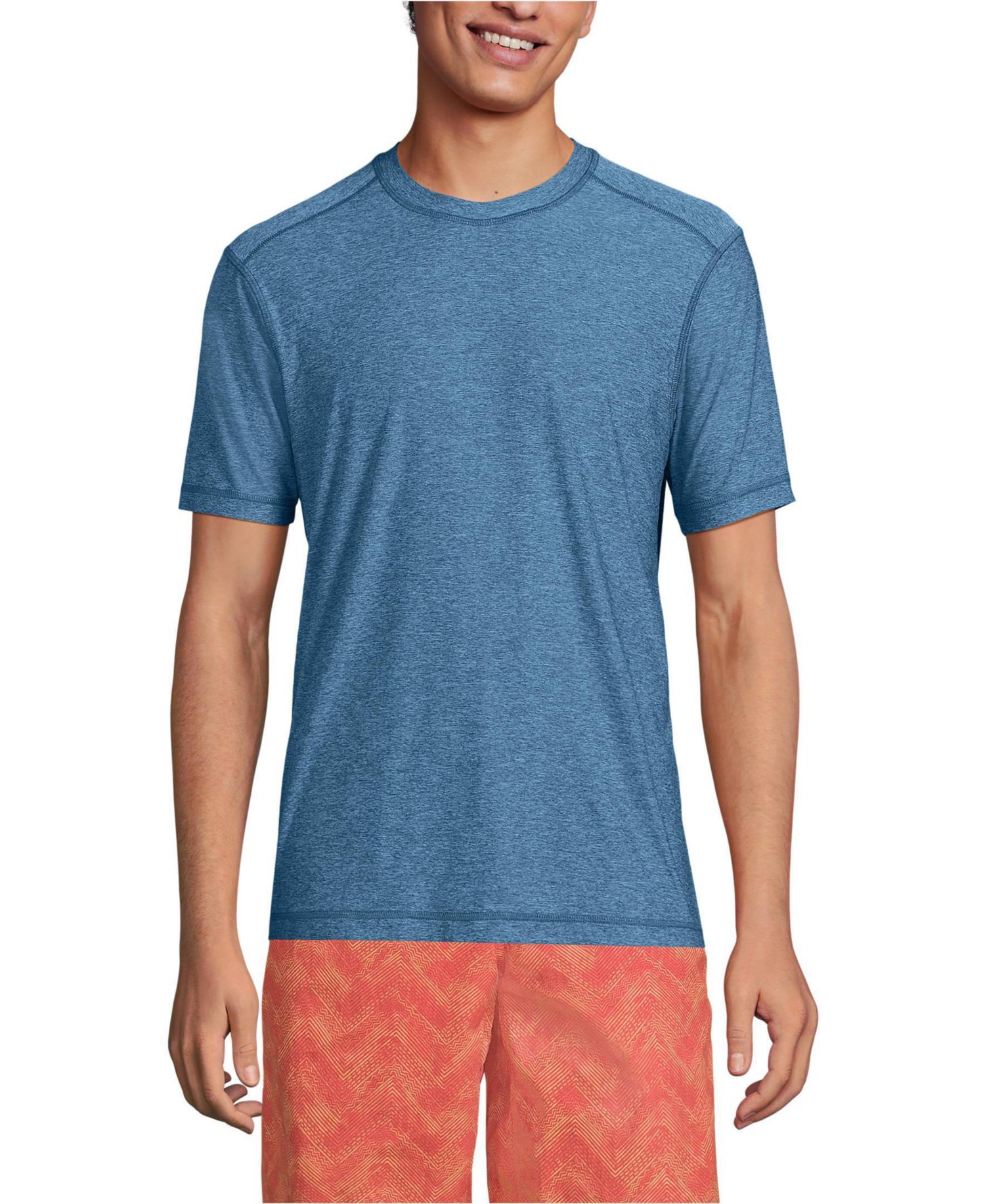 Men's SunShade UPF 50 Short Sleeve Swim Tee Rash Guard