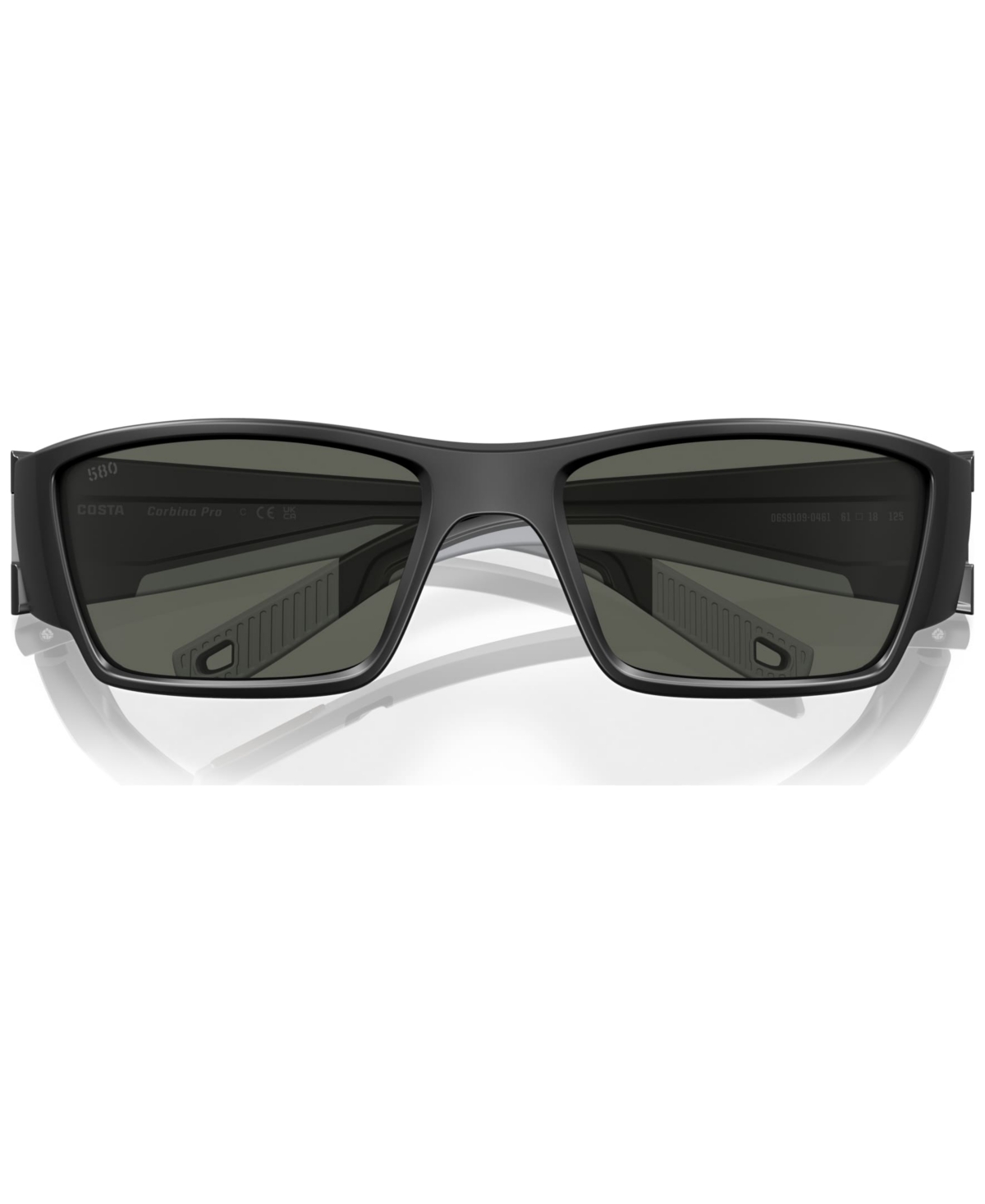 Shop Costa Del Mar Men's Polarized Sunglasses, Corbina Pro In Matte Black