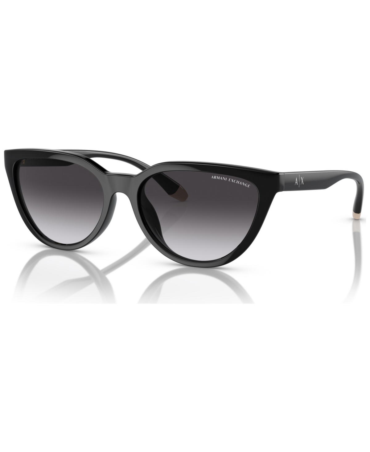 A X Armani Exchange Women's Sunglasses, Ax4130su In Shiny Black