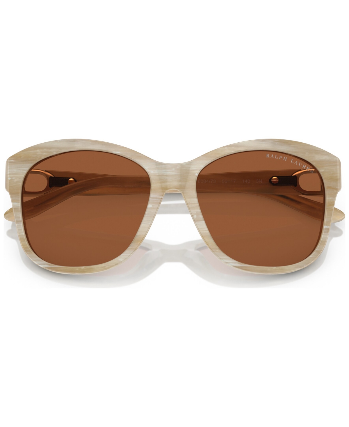 Shop Ralph Lauren Women's Sunglasses, 0rl8190q In Cream Horn