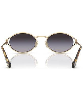 Women's Oval Metal Sunglasses, MU52YS