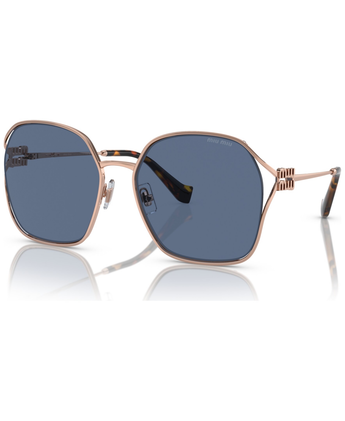 Miu Miu Women's Sunglasses, Mu 52ws In Rose Gold-tone