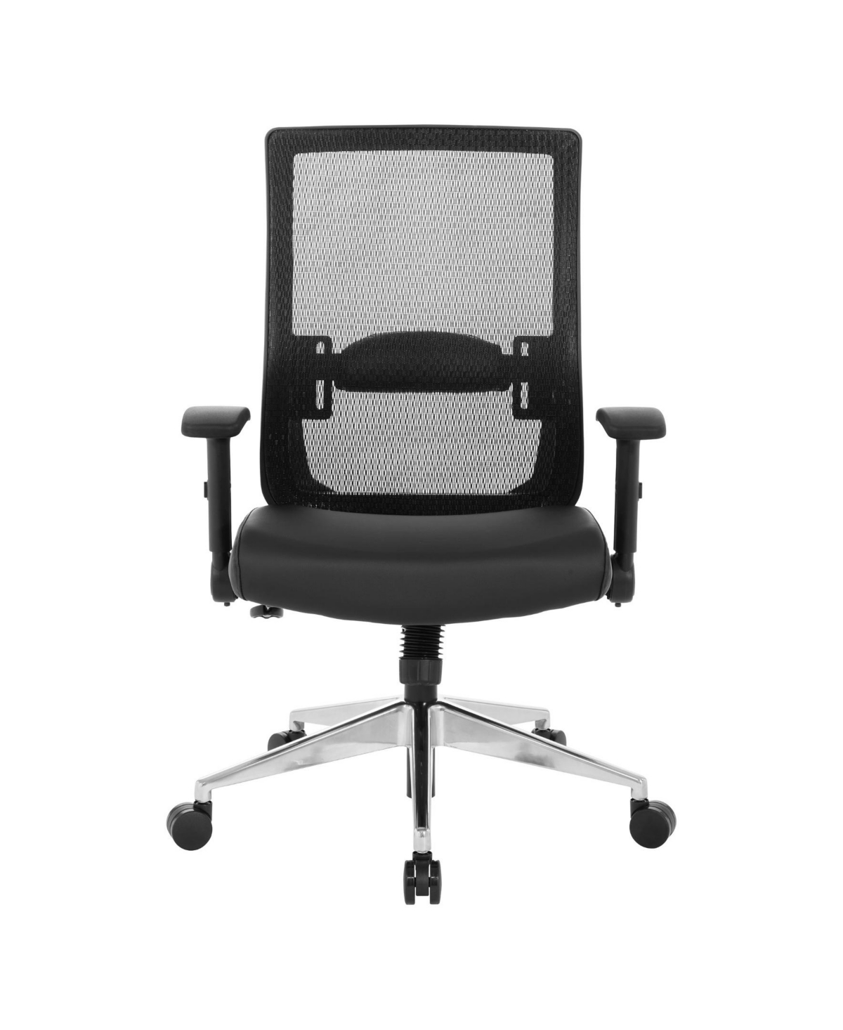 Osp Home Furnishings Black Matrix Back Manager's Office Chair With Dillon Disinfectant Seat In Black