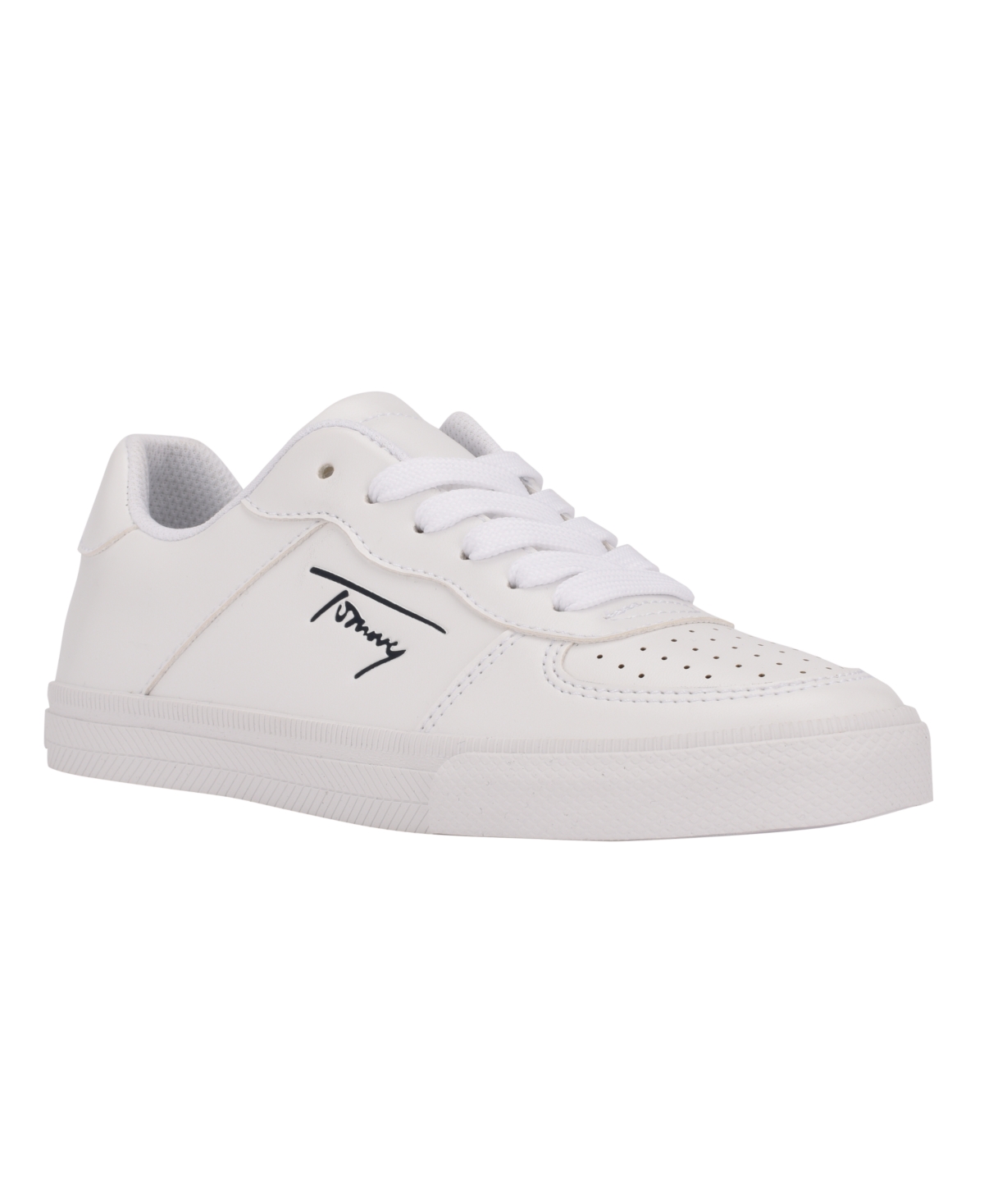 Shop Tommy Hilfiger Women's Laguna Casual Lace Up Sneakers In White