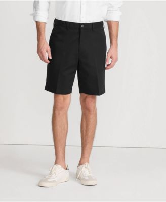 Men's No Iron 9" Plain Front Chino Short