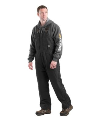 Berne Men's Heartland Insulated Washed Traditional Duck Bib Overall