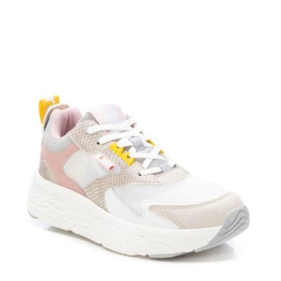Women's Sneakers By White With Multicolor Accent