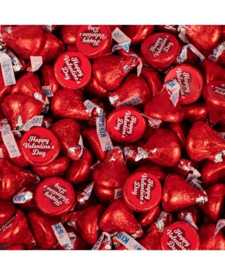 Valentine's Day Candy Red Hershey's Kisses Milk Chocolate, 90 Pieces