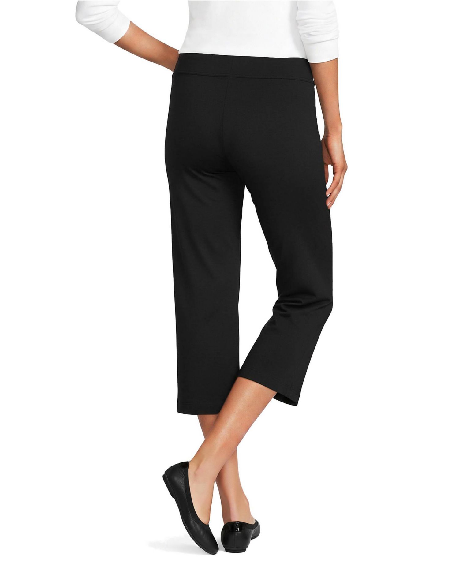 Women's Starfish Mid Rise Pull On Crop Pants