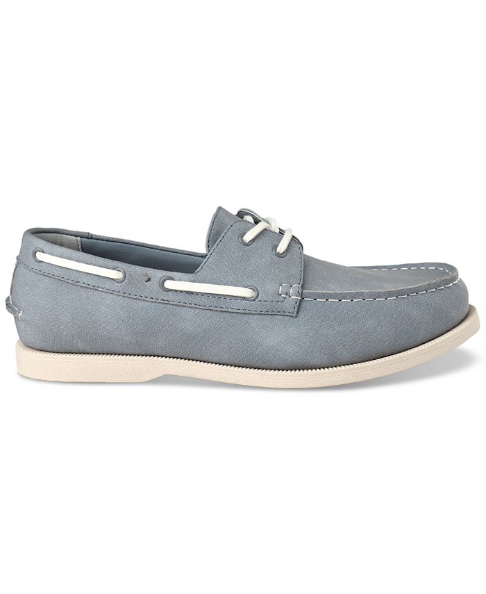 Club Room Men's Elliot Lace-Up Boat Shoes, Created for Macy's - Macy's