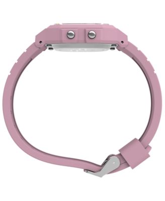 Unisex Digital Ironman Classic Silicone Pink Watch 40mm