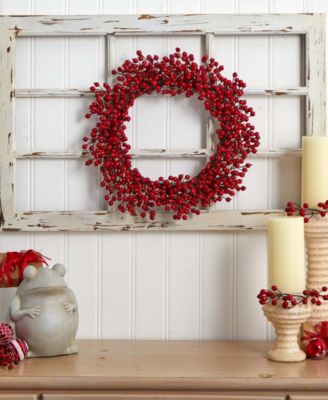 22" Berry Artificial Wreath