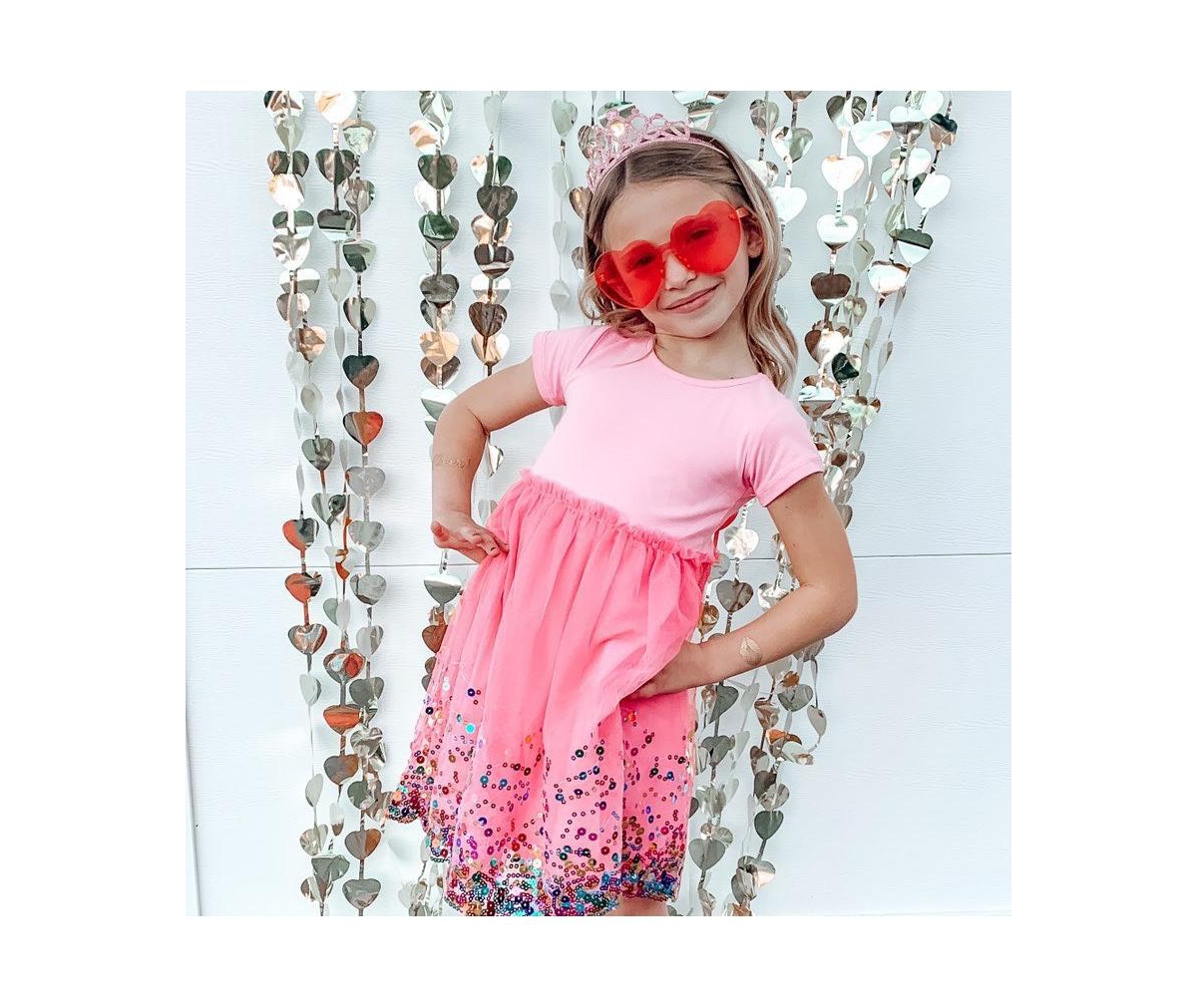 Sweet Wink Girls Pink Tiara Headband