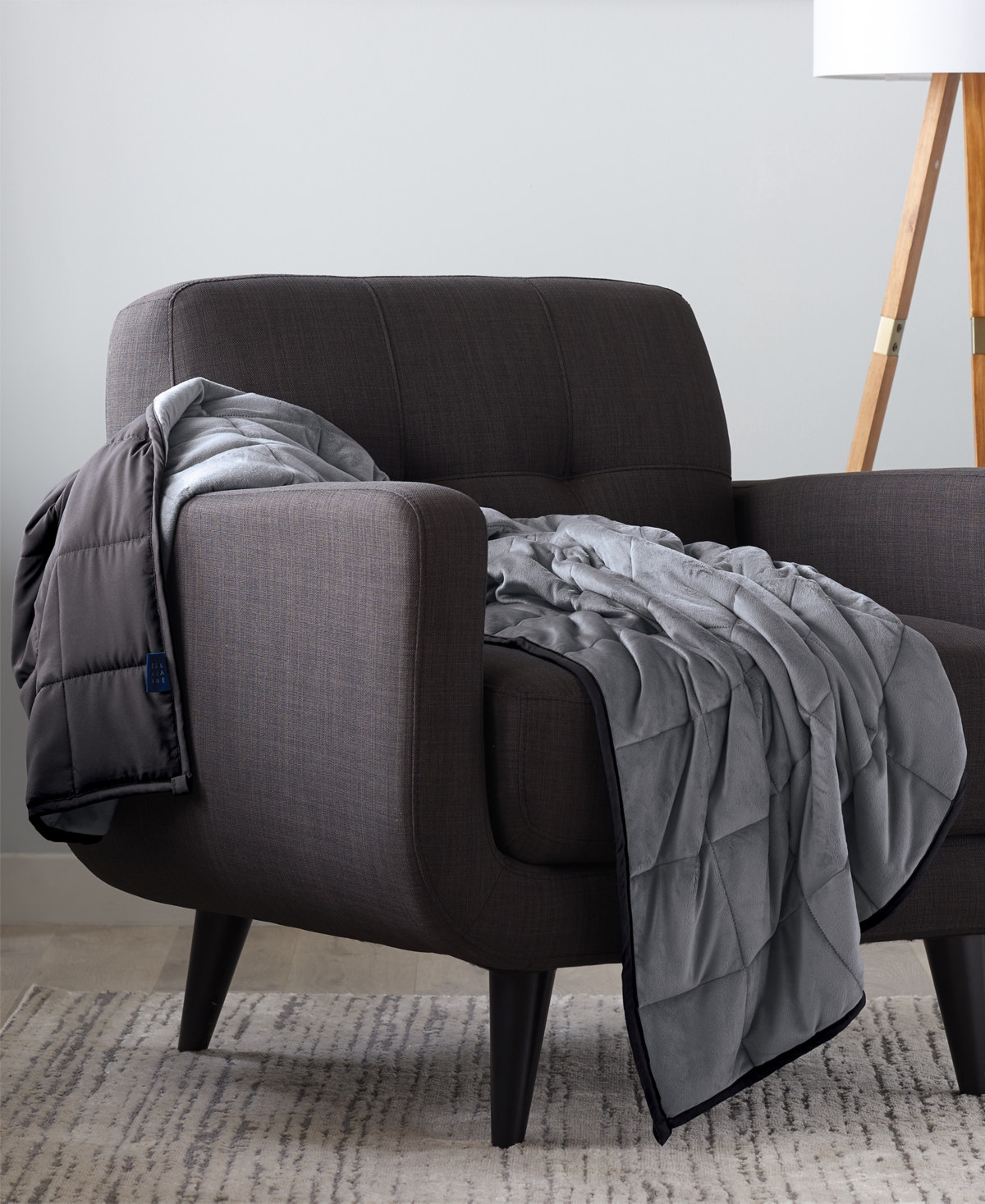 Ella Jayne Reversible Anti-anxiety 20lb Weighted Blanket In Multi