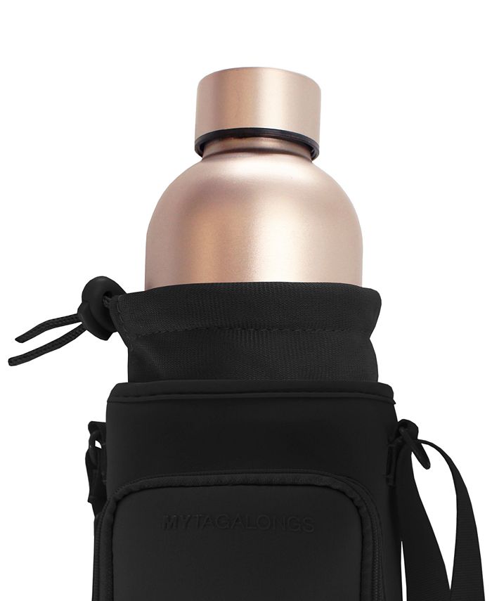 AMARY 500ML Neoprene Water Bottle Carrier - Insulated Bag With Adjustable Shoulder Strap For Hiking, Gym, Travel
