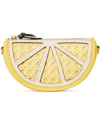 kate spade new york Lemon Drop Embellished Leather Chain Coin Purse Macy s