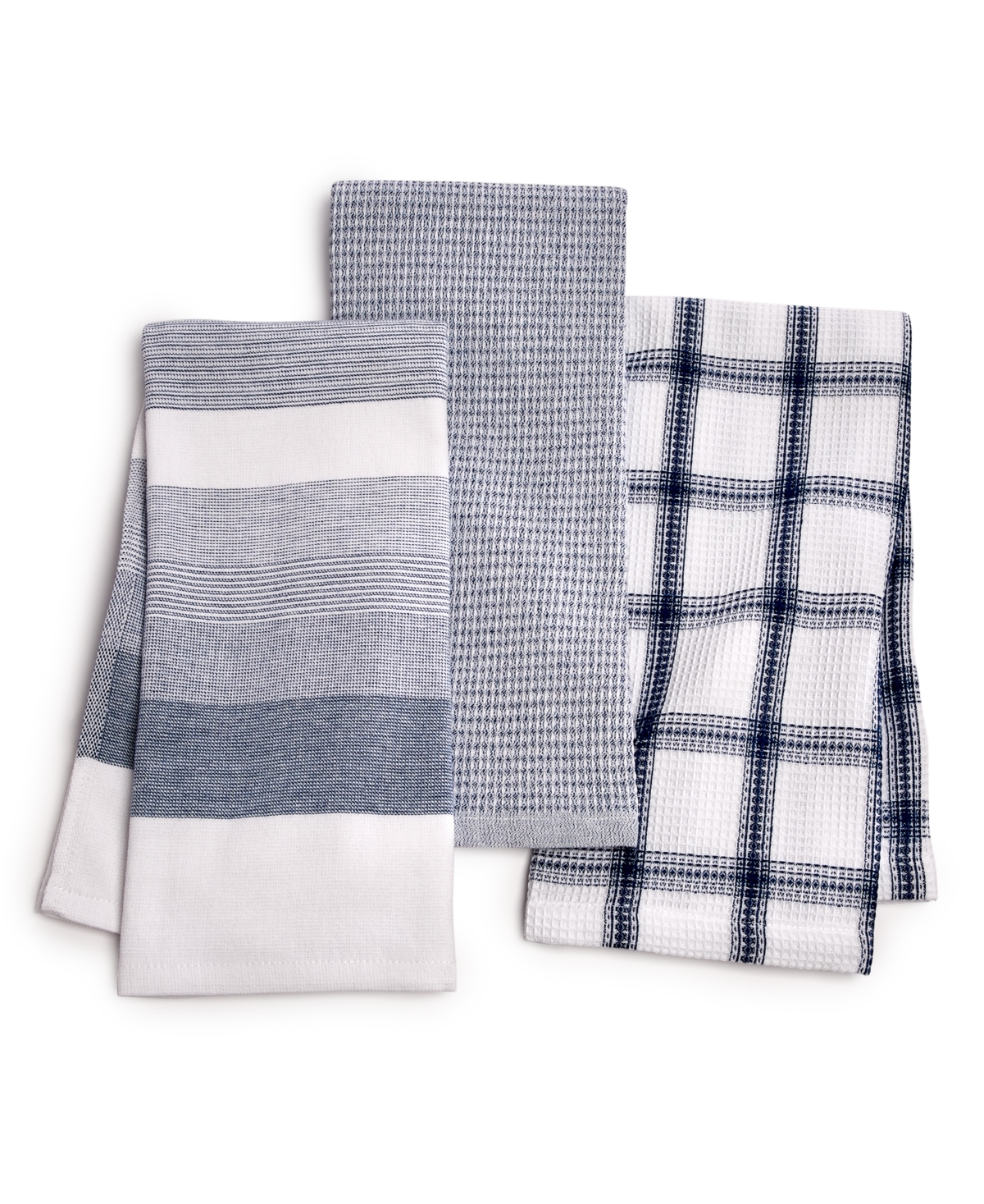Core 3-Pc. Cotton Blue Towel Set, Created for Macy's