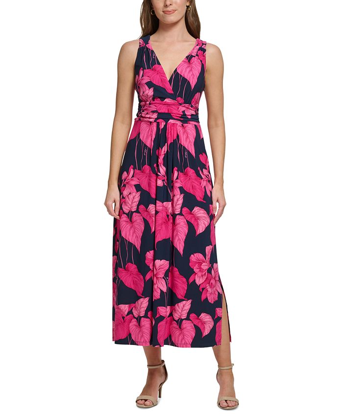 Tommy Hilfiger Women's Floral-Print Maxi Dress - Macy's