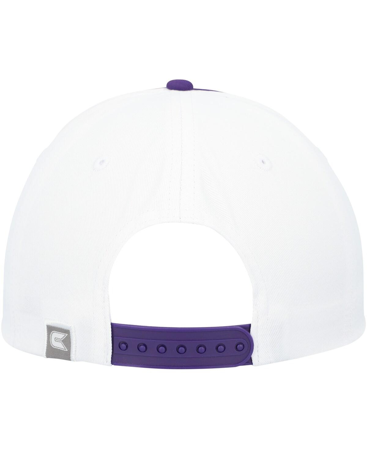 Colosseum White Kansas State Wildcats Take Your Time Snapback Hat In White
