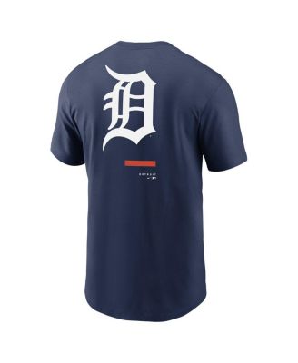 Men's Navy Detroit Tigers Over the Shoulder T-shirt