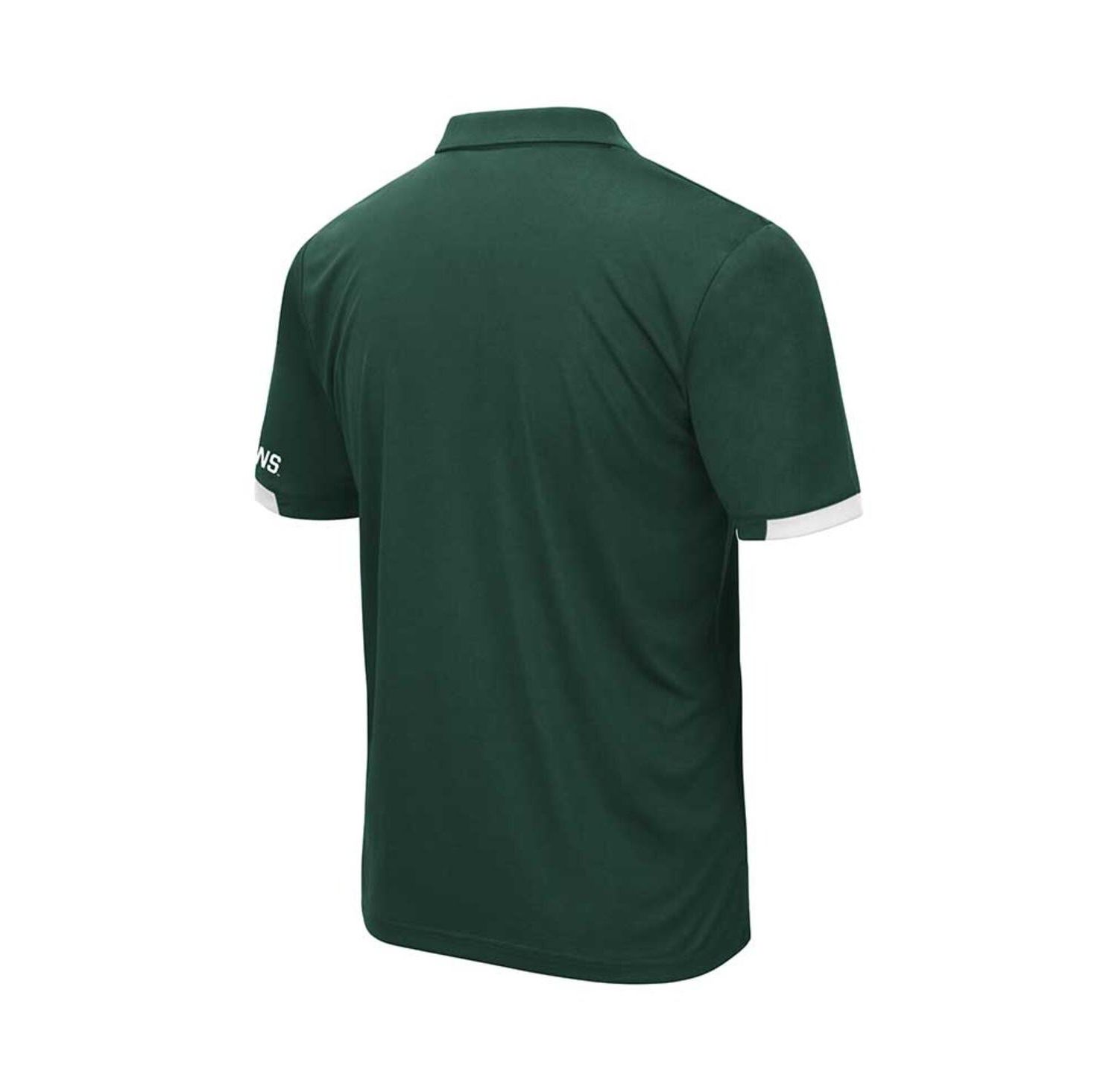 Men's Green Michigan State Spartans Big and Tall Santry Polo Shirt