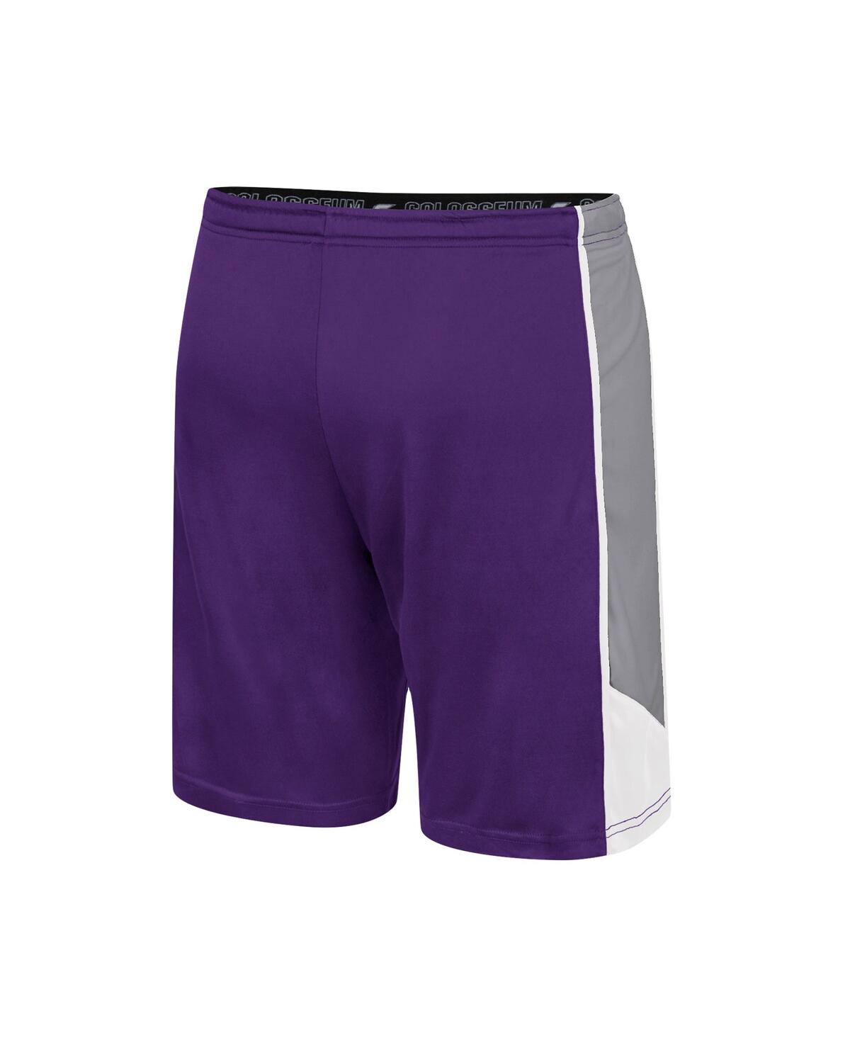 Shop Colosseum Men's  Purple Kansas State Wildcats Haller Shorts