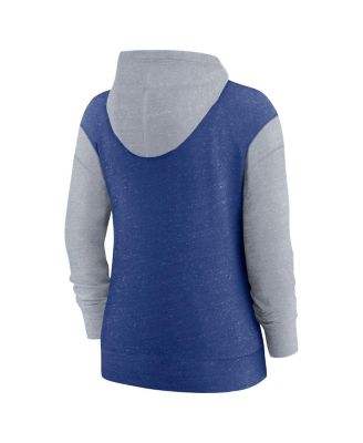 Women's Royal Chicago Cubs Full-Zip Hoodie