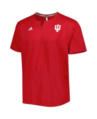 Men's Crimson Indiana Hoosiers Notch Neck Iron Cage Top