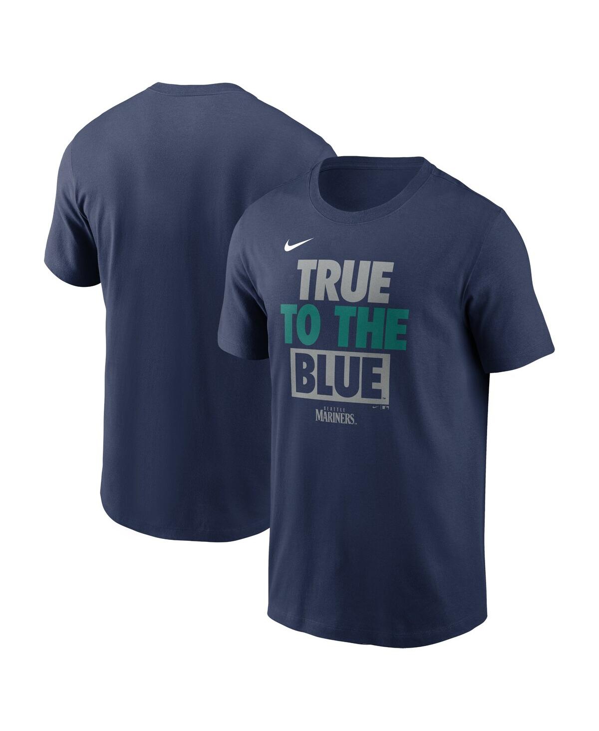 Nike Men's  Navy Seattle Mariners Rally Rule T-shirt