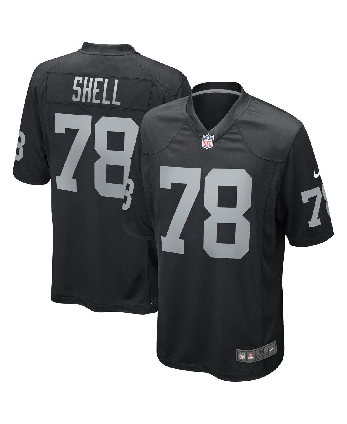 Men's Nike Art ShellLas Vegas Raiders Game Retired Player Jersey - Black