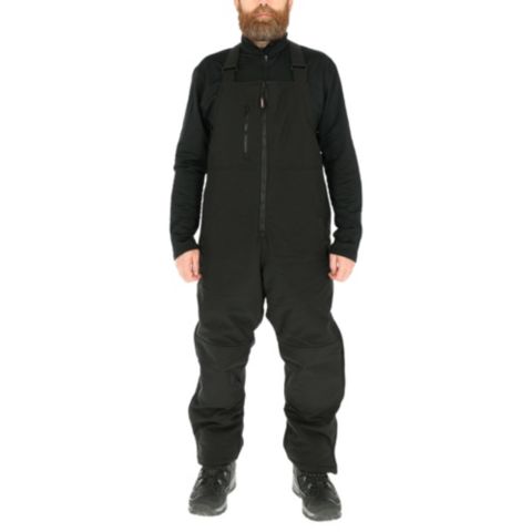 Мужской комбинезон RefrigiWear Insulated Softshell Bib Overalls, цвет: Чёрный