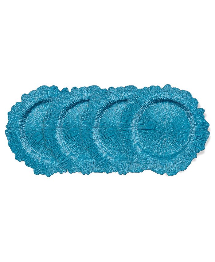 American Atelier Reef Set Of 4 Charger Macy's