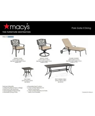 CLOSEOUT! Park Gate Outdoor 9' Auto-Tilt Umbrella, Created for Macy's