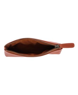 Men's Sergio Leather Multimedia Elongated Zip Pouch