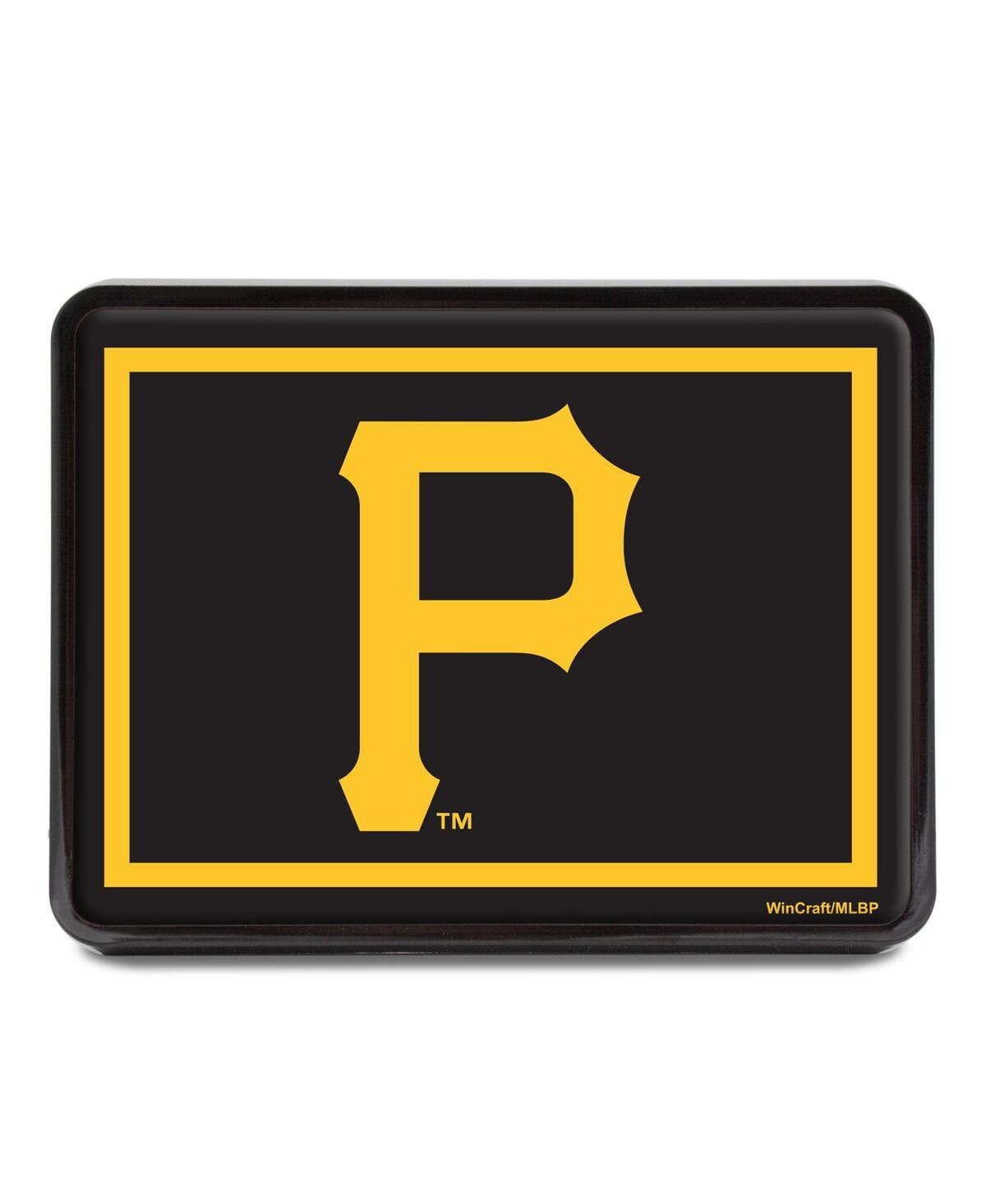 Wincraft Pittsburgh Pirates Universal Rectangle Hitch Cover In Black