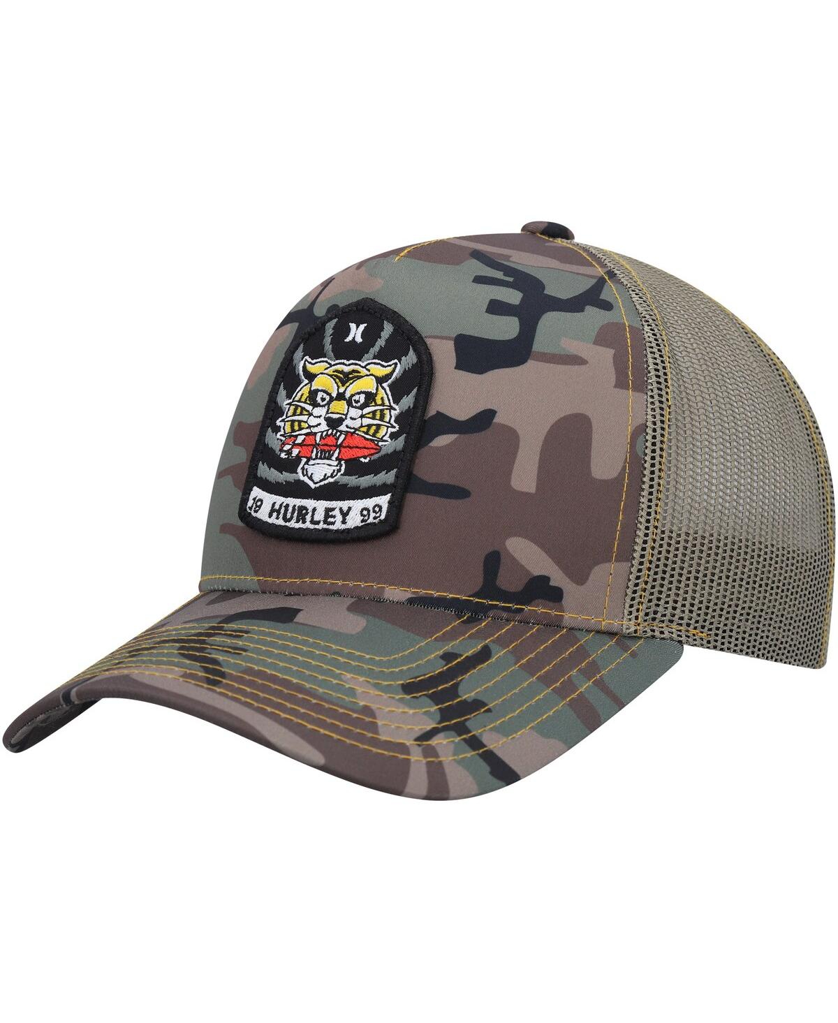 Hurley Men's  Camo Wild Things Trucker Snapback Hat