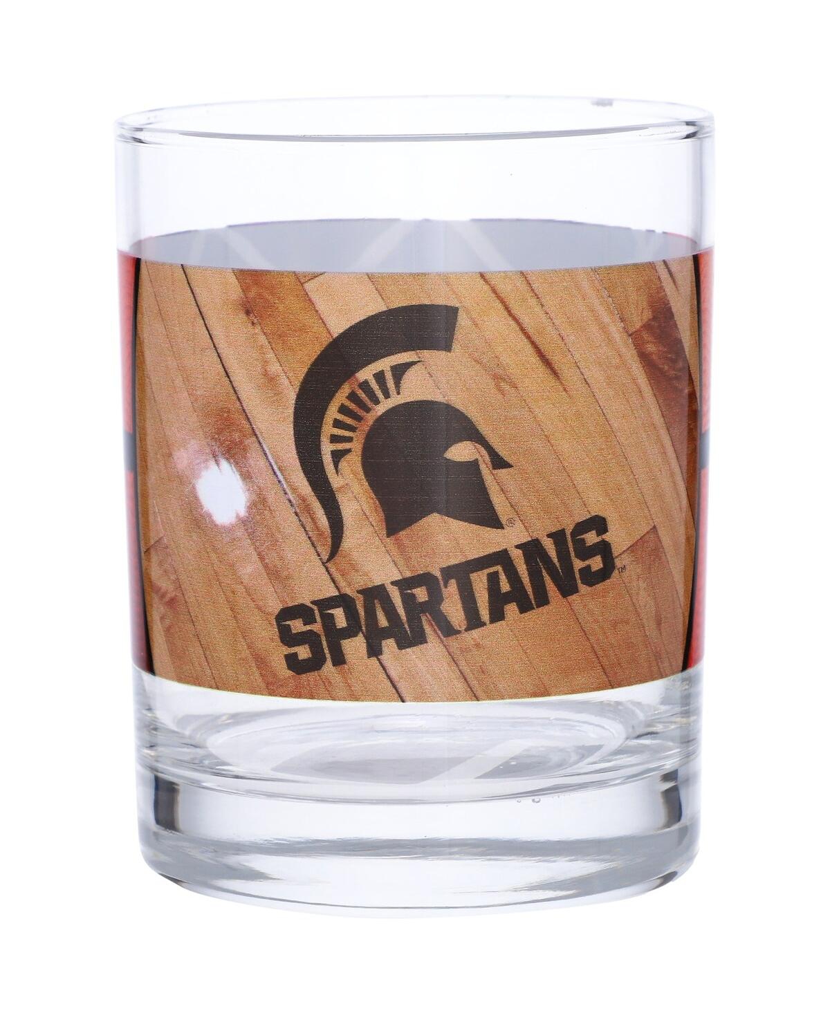 Indigo Falls Michigan State Spartans 14 oz Basketball Glass In Multi