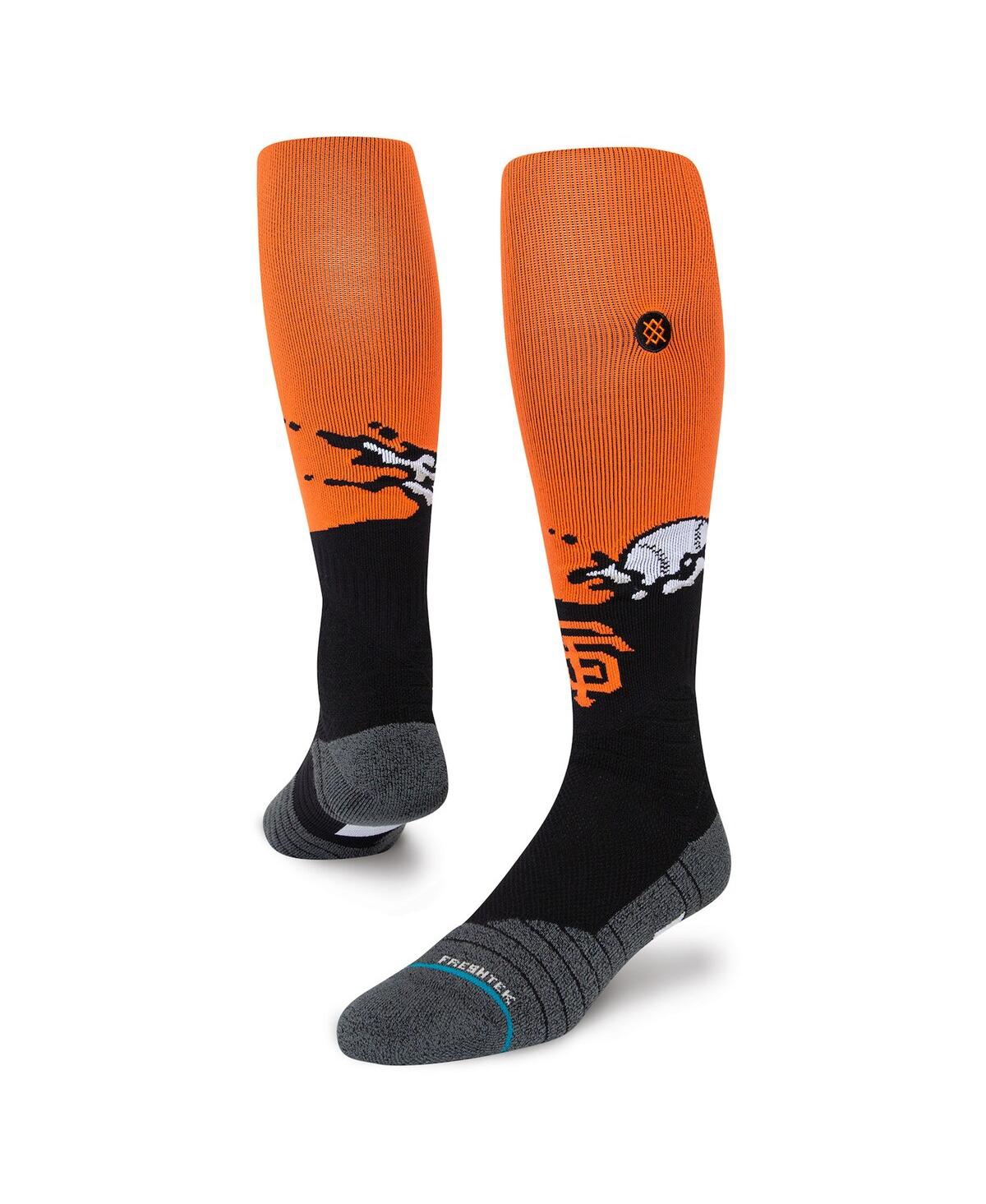 Shop Stance Men's  San Francisco Giants Diamond Pro Splash Tube Socks In Orange