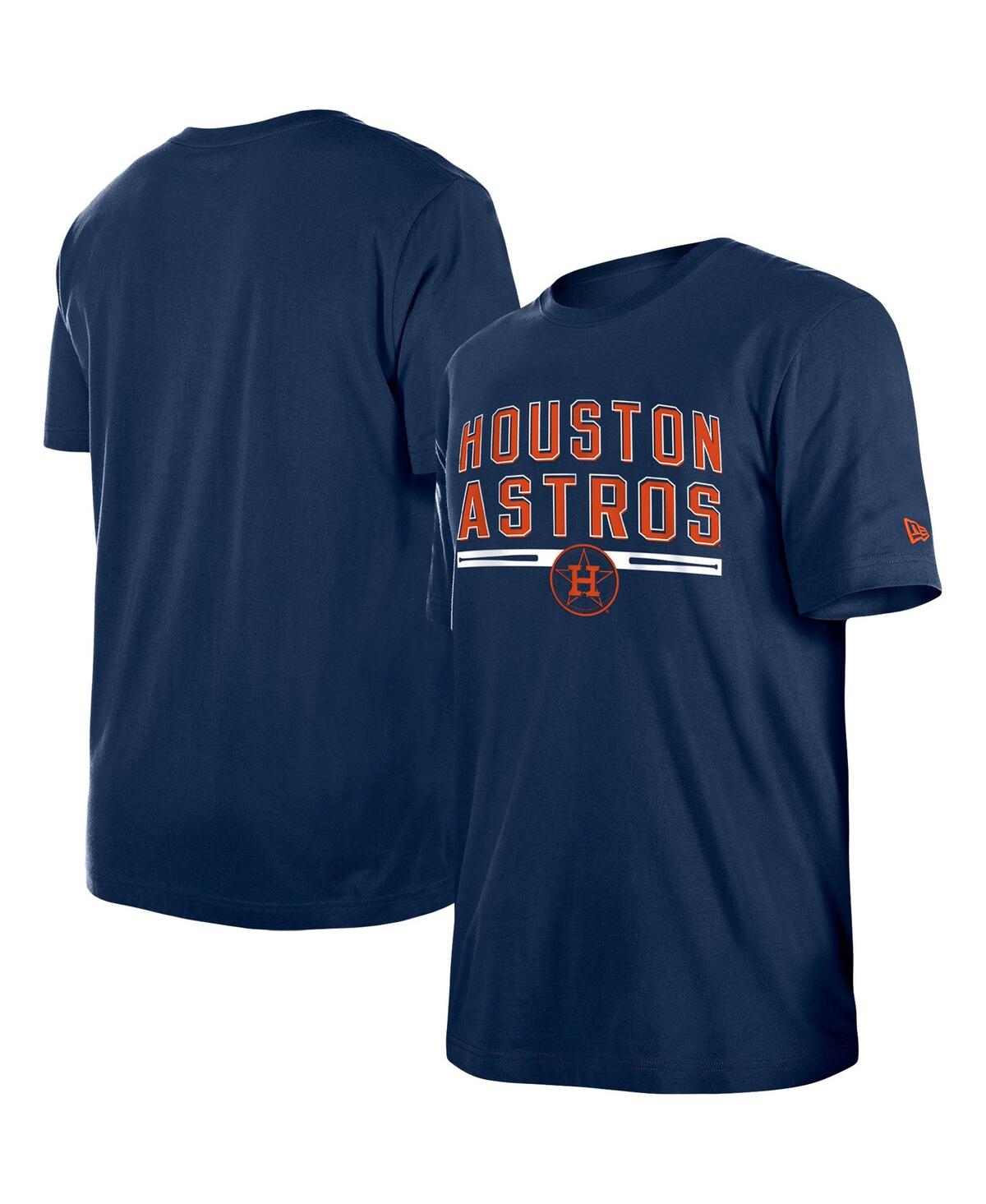 Shop New Era Men's  Navy Houston Astros Batting Practice T-shirt