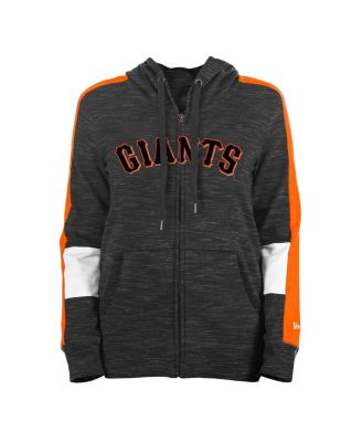 Women's Black San Francisco Giants Colorblock Full-Zip Hoodie