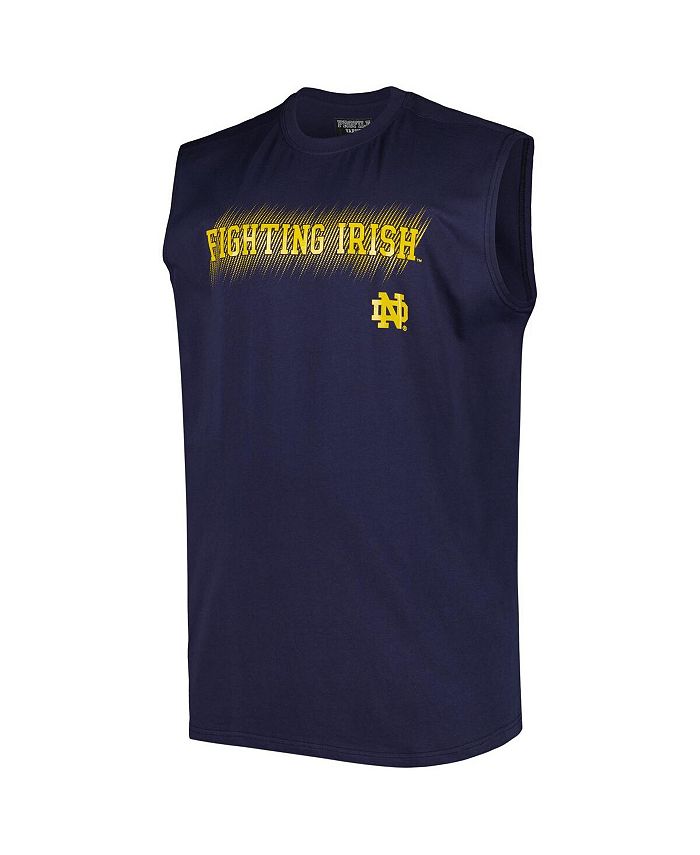Profile Men's Navy Notre Dame Fighting Irish Big and Tall Tank Top Macy's