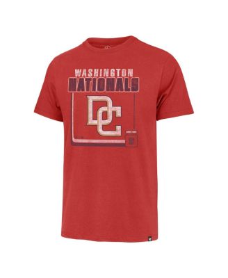 Men's Red Washington Nationals Borderline Franklin T-shirt