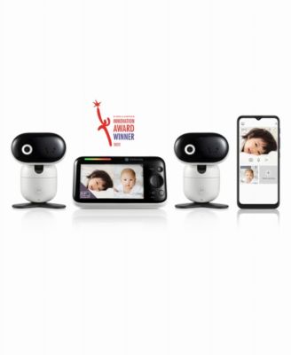 Connect 5.0" Wi-Fi HD Motorized Video Baby Monitor, 2 Camera Set