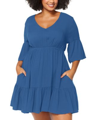 Raisins Curve - Trendy Plus Size Tavarua Cover-Up Dress