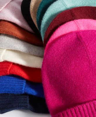 Charter Club 100% Cashmere Cuffed Beanie, Created for Macys - Macy's Charter Club 100% Cashmere Cuffed Beanie, Created for Macys - Macy's
