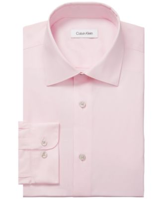 Photo 1 of Calvin Klein Men's Steel Slim-Fit Non-Iron Stain Shield Dress Shirt SIZE MEDIUM 